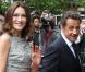 Carla Bruni et Nicolas Sarkozy à Londres, le 18 juin 2010. 