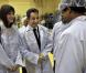 Carla Bruni et Nicolas Sarkozy en Inde, le 4 décembre 2010. 