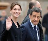 Carla Bruni et Nicolas Sarkozy à New York, le 29 mars 2010. 