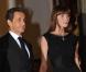 Carla Bruni et Nicolas Sarkozy reçoivent à l'Elysée, lors d'un dîner d'Etat, le 4 novembre 2010. 