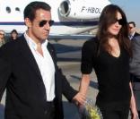 Carla et Nicolas, en décembre 2007, lors de leur premier voyage en amoureux, en Egypte. Ils n'étaient pas encore mariés.