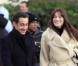 Photo exclusive de Carla Bruni et de Nicolas Sarkozy, lors de leur officialisation à Disneyland Paris, le 15 décembre 2007.