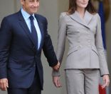 Carla et Nicolas à L'Elysée en novembre 2010