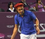 Yannick Noah lors de la soirée caritative Amélie organisée par Amélie Mauresmo pour l'Institut Curie au stade Coubertin, le 7 février 2011