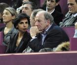 Rachida Dati lors de la soirée caritative Amélie organisée par Amélie Mauresmo pour  l'Institut Curie au stade Coubertin, le 7 février 2011