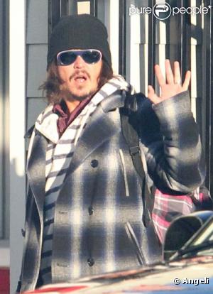 Johnny Depp, Los Angeles, février 2011