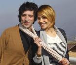 Johanna et Gaspard de Plus Belle La Vie, lors du Festival de Luchon, le 12 février 2011