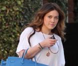 Hilary Duff sort du salon de coiffure  Epoch à Beverly Hills, le 16 février 2011.