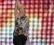 Gwen Stefani et son fils Kingston Rossdale sur le catwalk au défilé L.A.M.B durant la Fashion Week de New York, le 17 février 2011. 