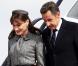 Carla et Nicolas en Angleterre, en mars 2008.