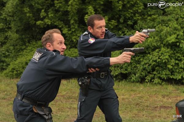 Benoît Poelvoorde et Dany Boon dans Rien à déclarer