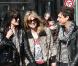 Kate Moss et The Kills (Alison Mosshart + Jamie Hince), à Paris, le 19 mars 2008