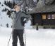 La princesse Marie et le prince Joachim de Danemark, le 17 février 2011 lors de leurs vacances aux sports d'hiver à Verbier, dans les Alpes suisses, avec leur fils Henrik, ainsi que Nikolai et Felix, les garçons nés du 1er mariage de Joachim.