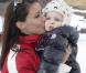 La princesse Marie et le prince Joachim de Danemark, le 17 février 2011 lors de leurs vacances aux sports d'hiver à Verbier, dans les Alpes suisses, avec leur fils Henrik, ainsi que Nikolai et Felix, les garçons nés du 1er mariage de Joachim.