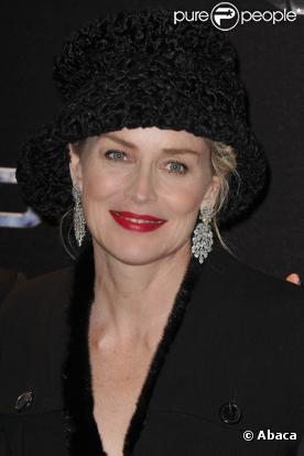 Sharon Stone lors de l'avant-première de Largo Winch II à Paris en janvier 2011 
