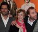 Laurent Lafitte, Pascale Arbillot et François Damiens à l'occasion de l'avant-première de  Une pure affaire , qui s'est tenue à l'UGC Ciné-Cité de Bercy, à Paris, le 28 février 2011.