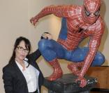 Chantal Laub lors de la vente aux enchères de jouets organisée par la maison Artcurial le 1er mars 2011 à Paris<br />