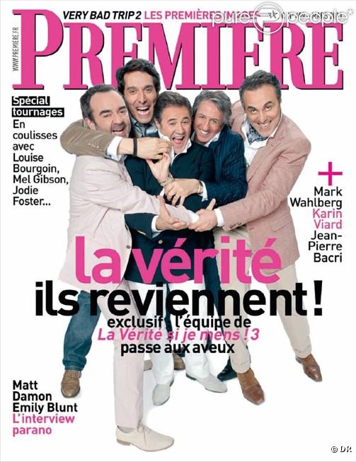 La couverture du magazine Première, édition mars 2011