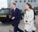 Le prince William et sa fiancée Kate Middleton en visite à Belfast, en Irlande du Nord, le 8 mars 2011.