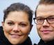 La princesse Victoria de Suède et le prince Daniel en visite à Malmö, dans le sud de la Suède, le 9 mars 2011. Clou de leur visite du jour : une imposante tour torsadée dominant la rade.