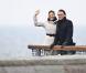 La princesse Victoria de Suède et le prince Daniel en visite à Malmö, dans le sud de la Suède, le 9 mars 2011. Clou de leur visite du jour : une imposante tour torsadée dominant la rade.