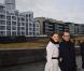 La princesse Victoria de Suède et le prince Daniel en visite à Malmö, dans le sud de la Suède, le 9 mars 2011. Clou de leur visite du jour : une imposante tour torsadée dominant la rade.
