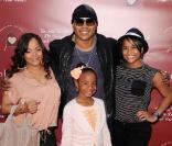 LL Cool J en famille lors du gala de charité organisé par John Varvatos le 13 mars 2011 à West Hollywood (Los Angeles)