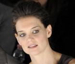 Katie Holmes le 24 février 2011, à Milan. 