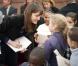 Carla Bruni-Sarkozy à la rencontre des enfants au Salon du livre 2011, le vendredi 18 mars 2011.