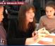 Le journal de 13 heures de TF1 diffuse des images de Carla Bruni-Sarkozy au Salon du livre, le 18 mars 2011.