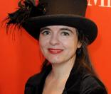 Amélie Nothomb au Salon Du Livre, à Porte de Versailles, le 18 mars 2011.