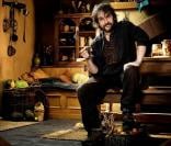 Peter Jackson dans les décors de <em>Bilbo Le Hobbit</em>, à Wellington, en Nouvelle-Zélande, en mars 2011.