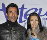 Adeline Blondieau et son chéri Laurent assistent à l\'avant-première de Titeuf le film, dimanche 27 mars, au Grand Rex (Paris).