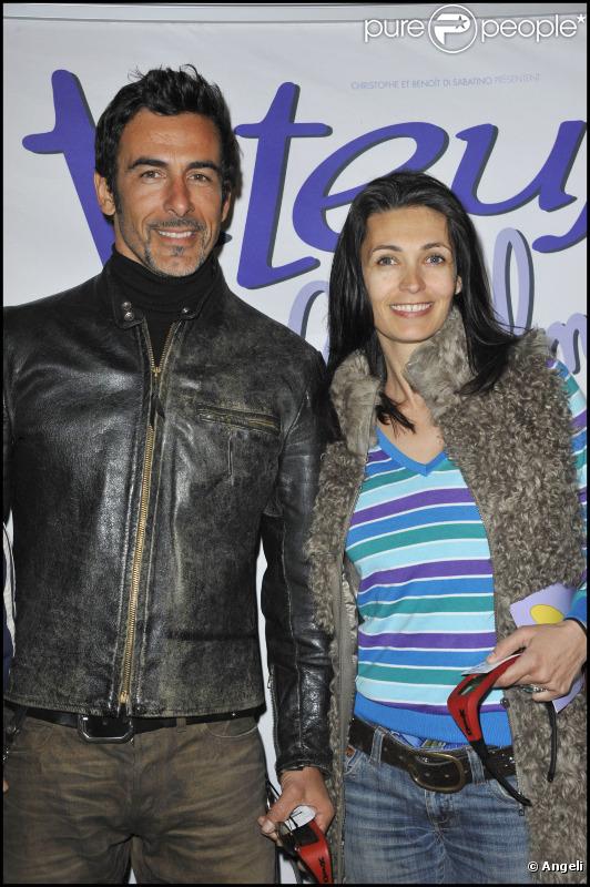 Adeline Blondieau et son chéri Laurent assistent à l'avant-première de Titeuf le film, dimanche 27 mars, au Grand Rex (Paris).