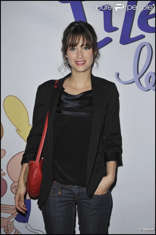 Mélanie Bernier assiste à l'avant-première de Titeuf le film, dimanche 27 mars, au Grand Rex (Paris).