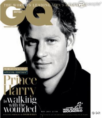 Le prince Harry en couverture de GQ UK - Mai 2011