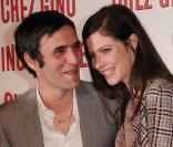 Samuel Benchetrit et Anna Mouglalis à l'occasion de l'avant-première de  Chez Gino , au Gaumont Opéra, à Paris, le 29 mars 2011.