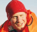 Le prince Harry s'entraîne dans l'archipel norvégien du Svalbard, en vue de l'expédition organisée pour l'association Walking With The Wounded. 30 mars 2011