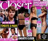 Le magazine  Closer  en kiosques samedi 2 avril 2011.