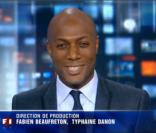 Harry Roselmack quitte le JT de TF1, le 14 avril 2011.