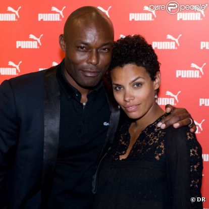 Jimmy Jean-Louis et son épouse Evelyn lors de la soirée Puma