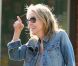 Sharon Stone dans un parc de Los Angeles avec ses fils Laird et Quinn le 23 avril 2011