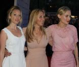 Ludivine Sagnier, Fabienne Berthaud et Diane Kruger lors de la présentation du film Pieds nus sur les limaces le 28 avril 2011 à Berlin