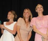 Ludivine Sagnier, Fabienne Berthaud et Diane Kruger, trio sublime, lors de la présentation du film Pieds nus sur les limaces le 28 avril 2011 à Berlin