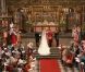 Le prince William et Kate Middleton : cérémonie de leur mariage dans l'abbaye de Westminster à Londres le 29 avril 2011