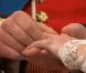 Le prince William passe l'alliance au doigt de la sublime Kate Middleton dans l'abbaye de Westminster à Londres le 29 avril 2011