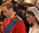 Le prince William et Kate Middleton échangent leurs voeux dans l'abbaye de Westminster à Londres le 29 avril 2011