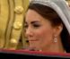 Le Prince William et son épouse Kate Middleton quittent l'abbaye de Westminster pour se rendre à Buckingham Palace le 29 avril 2011