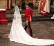 Le prince William et Kate Middleton échangent leurs voeux dans l'abbaye de Westminster à Londres le 29 avril 2011