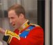 Le prince William, jeune marié ému, au balcon de Buckingham Palace, à Londres, le 29 avril 2011.